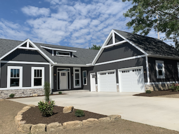 Custom Modern Farmhouse Exterior
