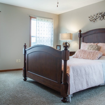 Capstone Custom Homes - Wooster Ohio Model Home Master Bedroom