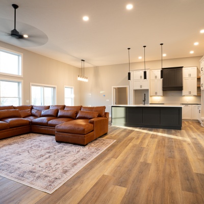 Capstone Custom Homes - Living Room Open Floor Plan